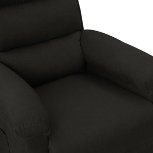 Fauteuil inclinable Noir Tissu