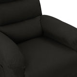 Fauteuil inclinable Noir Tissu