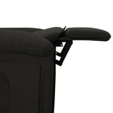 Fauteuil inclinable Noir Tissu