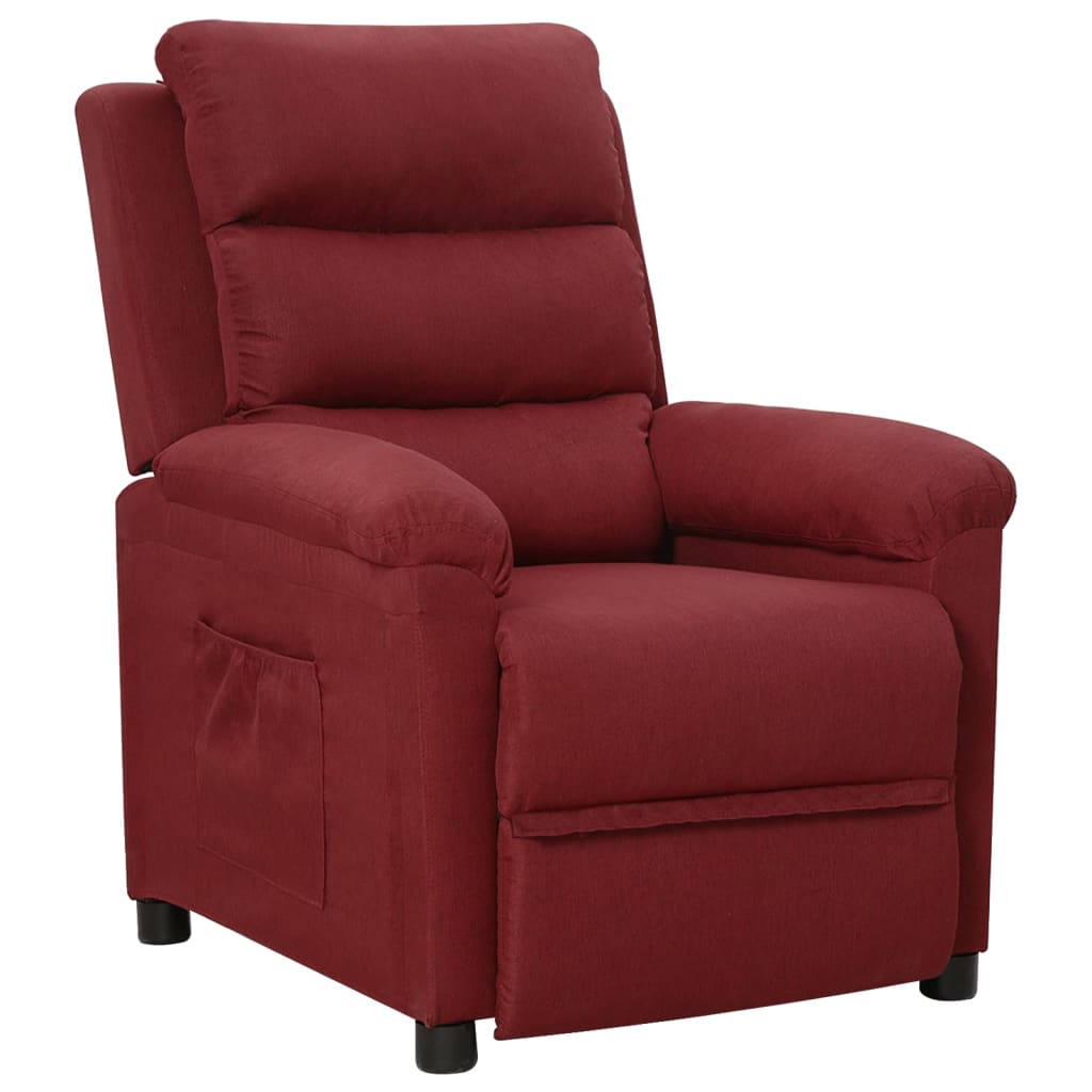 Fauteuil inclinable Rouge bordeaux Tissu
