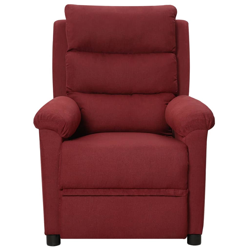 Fauteuil inclinable Rouge bordeaux Tissu