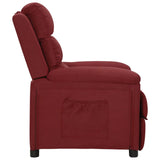Fauteuil inclinable Rouge bordeaux Tissu