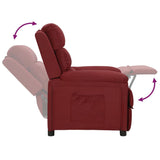 Fauteuil inclinable Rouge bordeaux Tissu