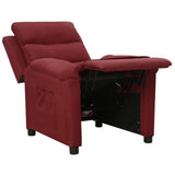 Fauteuil inclinable Rouge bordeaux Tissu