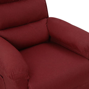 Fauteuil inclinable Rouge bordeaux Tissu