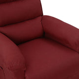 Fauteuil inclinable Rouge bordeaux Tissu