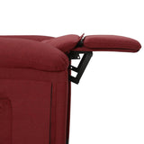Fauteuil inclinable Rouge bordeaux Tissu