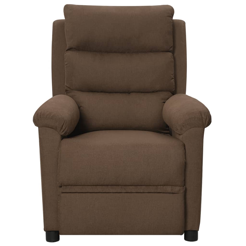 Fauteuil inclinable Marron Tissu