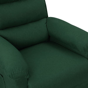 Fauteuil inclinable Vert foncé Tissu