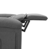 Fauteuil de massage Gris clair Tissu