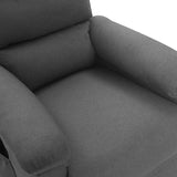 Fauteuil de massage Gris clair Tissu