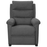 Fauteuil de massage Gris foncé Tissu
