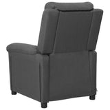 Fauteuil de massage Gris foncé Tissu