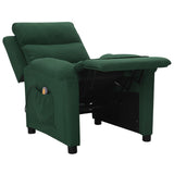 Fauteuil de massage Vert foncé Tissu