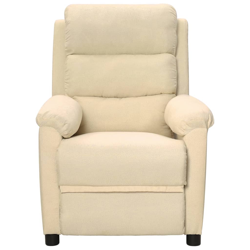 Fauteuil de massage Crème Tissu