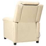 Fauteuil de massage Crème Tissu
