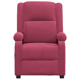 Fauteuil inclinable rouge bordeaux velours