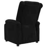 Fauteuil inclinable noir velours