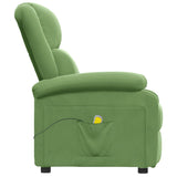 Fauteuil de massage Vert clair velours