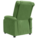 Fauteuil de massage Vert clair velours
