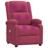 Fauteuil de massage Rouge bordeaux Velours