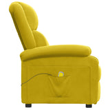 Fauteuil de massage Jaune Velours
