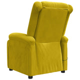 Fauteuil de massage Jaune Velours