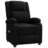 Fauteuil de massage Noir Tissu