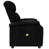 Fauteuil de massage Noir Tissu