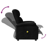 Fauteuil de massage Noir Tissu