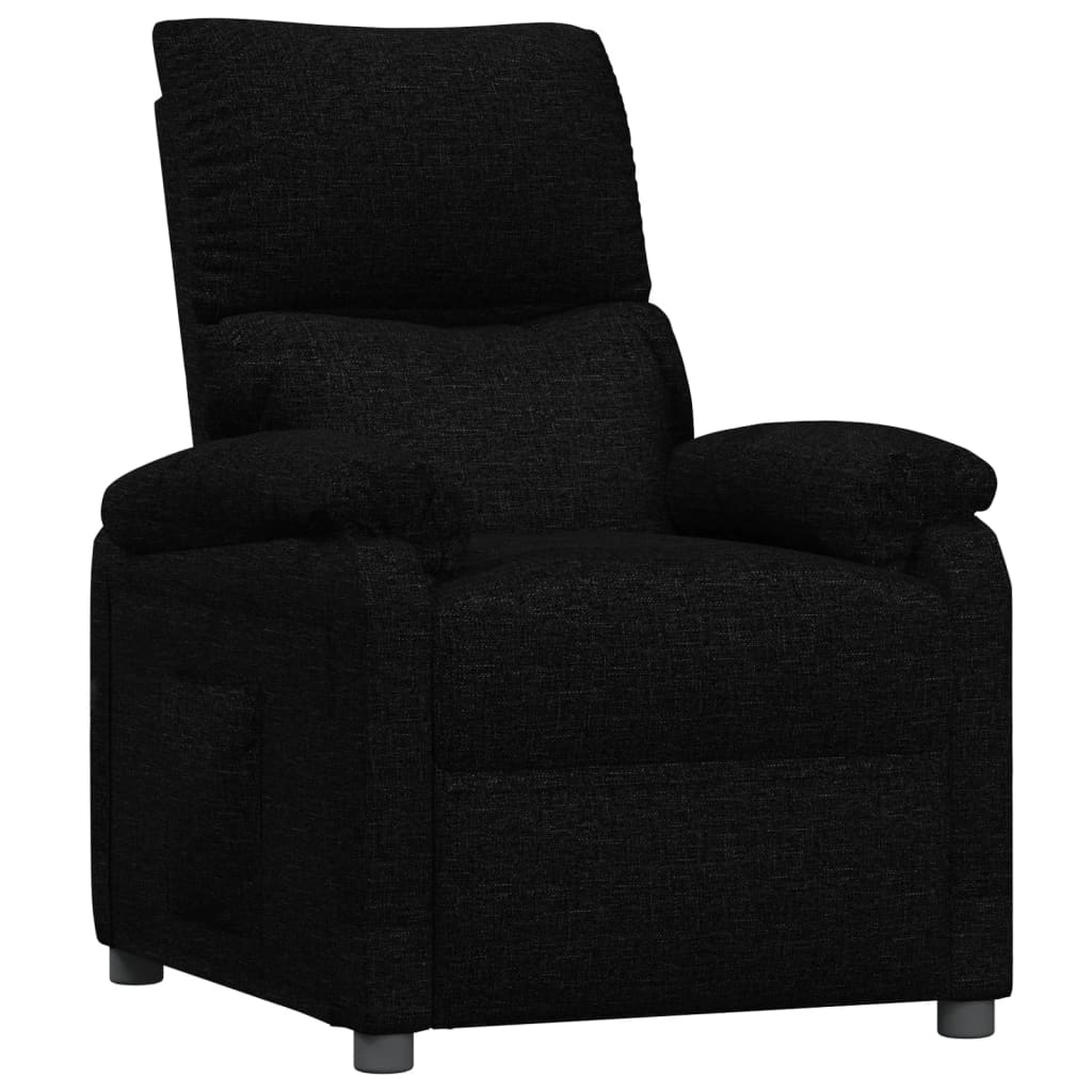 Fauteuil inclinable Noir Tissu