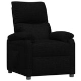 Fauteuil inclinable Noir Tissu