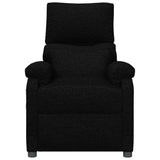 Fauteuil inclinable Noir Tissu