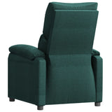 Fauteuil inclinable Vert foncé Tissu