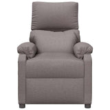 Fauteuil de massage Taupe Tissu