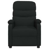 Fauteuil inclinable Noir Tissu