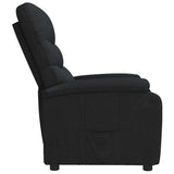 Fauteuil inclinable Noir Tissu