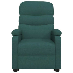 Fauteuil inclinable Vert foncé Tissu