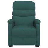 Fauteuil inclinable Vert foncé Tissu