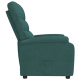 Fauteuil inclinable Vert foncé Tissu