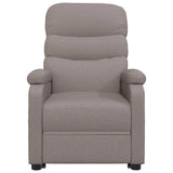 Fauteuil inclinable Taupe Tissu