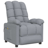 Fauteuil de massage Gris clair Tissu