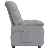 Fauteuil de massage Gris clair Tissu