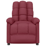 Fauteuil de massage Rouge bordeaux Tissu