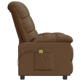 Fauteuil de massage Marron Tissu