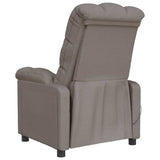 Fauteuil de massage Taupe Tissu