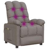Fauteuil de massage Taupe Tissu