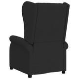 Fauteuil inclinable électrique à oreilles noir tissu