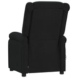 Fauteuil électrique de massage Noir Tissu