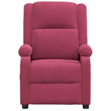 Fauteuil électrique de massage Bordeaux Velours